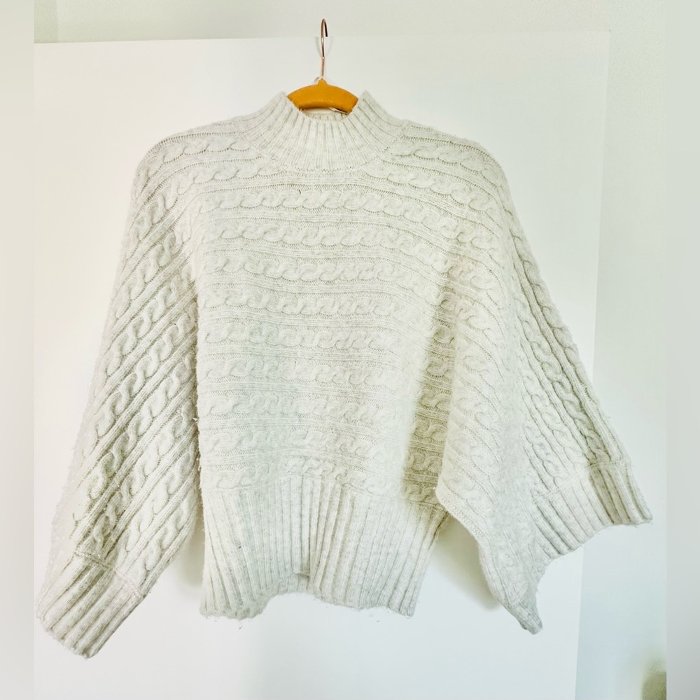 Marc New York Cable Knit Sweater - Cream